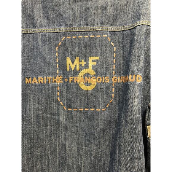 VTG Marithe Francois Girbaud MFG Denim Trucker Jacket Y2K Men’s Sz XL ~ BACK HIT - Picture 11 of 13